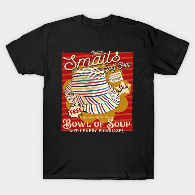 Judge Smails Golf Hat T-Shirt by Alema Art